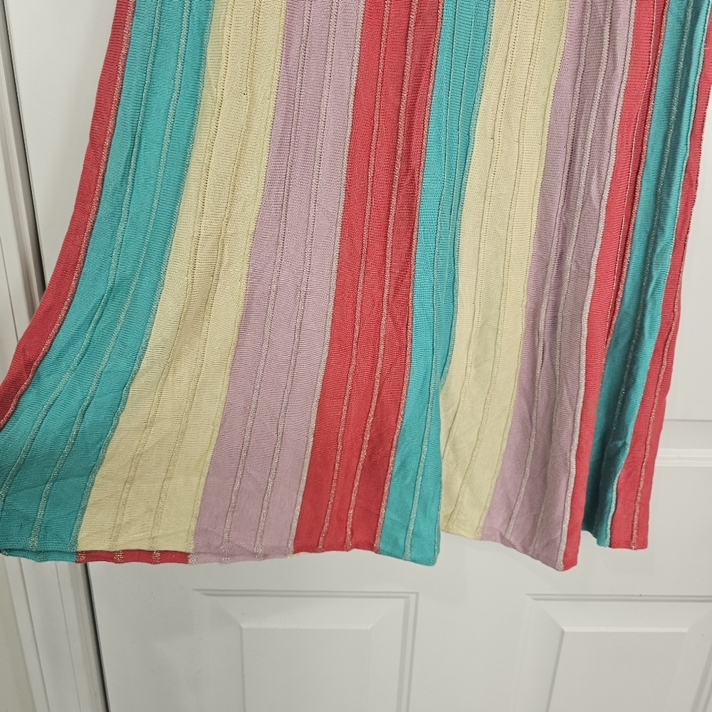 Anthropologie Pastel Stripe Find Me Now Skirt Size XS Bohemian Resort - Picture 5 of 12